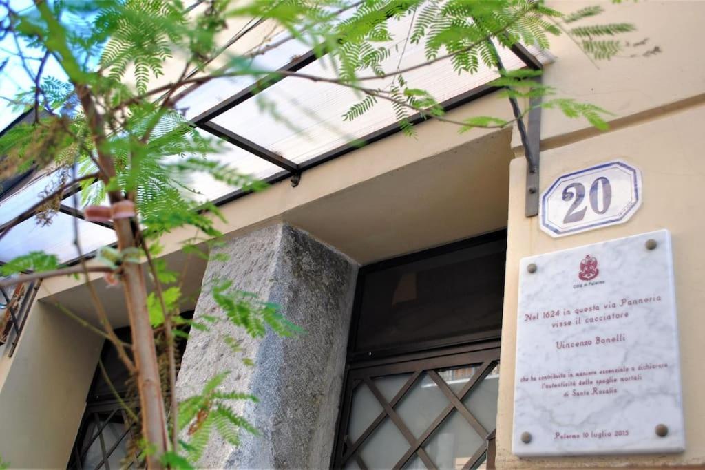 La Casa Del Cacciatore - Alloggio Con Terrazzo Apartment Palermo Ngoại thất bức ảnh