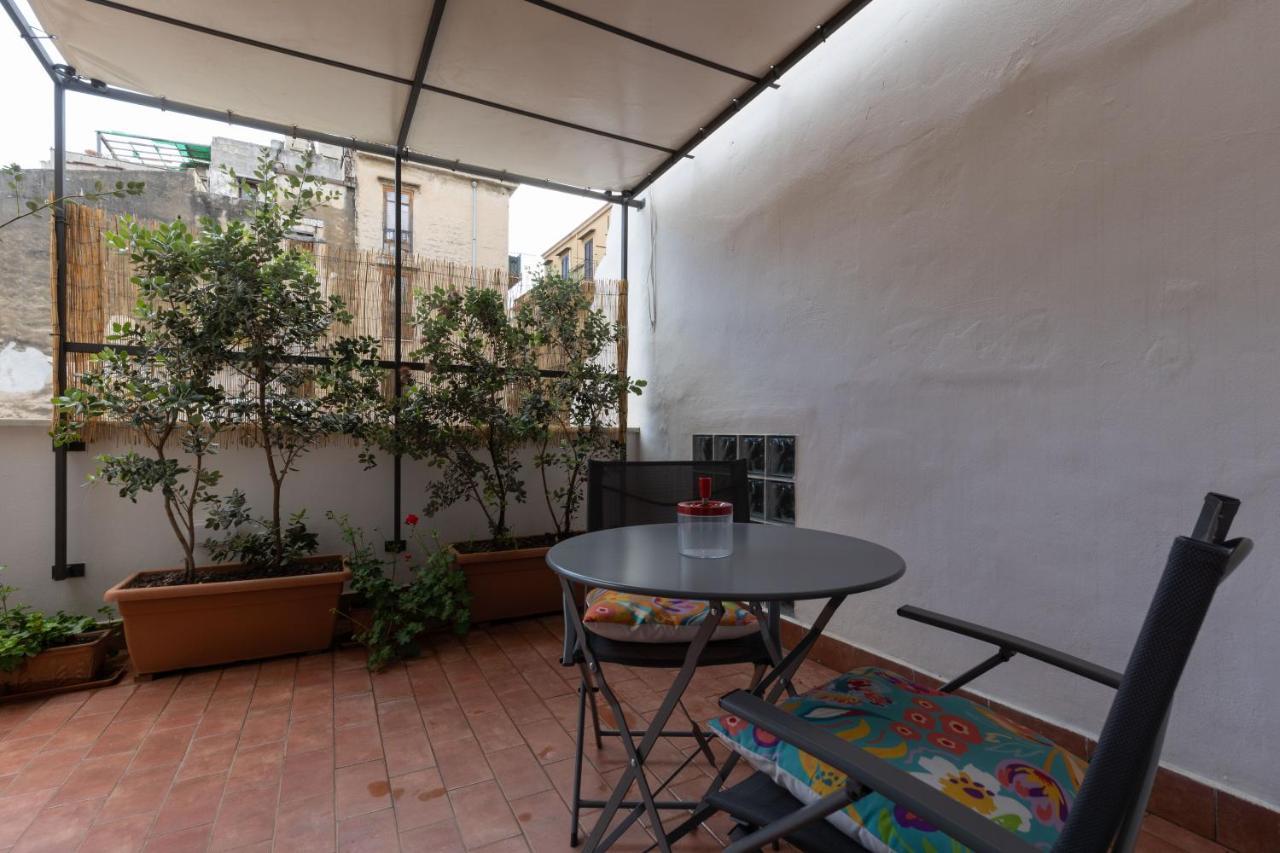 La Casa Del Cacciatore - Alloggio Con Terrazzo Apartment Palermo Ngoại thất bức ảnh